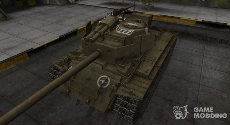 Breaking through the compass zone T26E4 SuperPershing for World Of Tanks