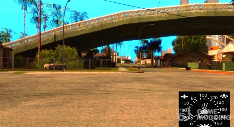 Новый спидометр для GTA San Andreas