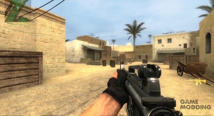Shortez Default m4a1 on phong textures James anims for Counter-Strike Source