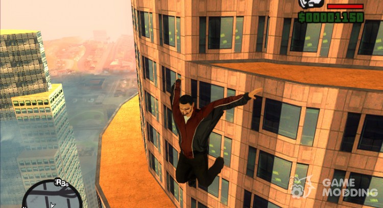 Una nueva animación de la caída de para GTA San Andreas