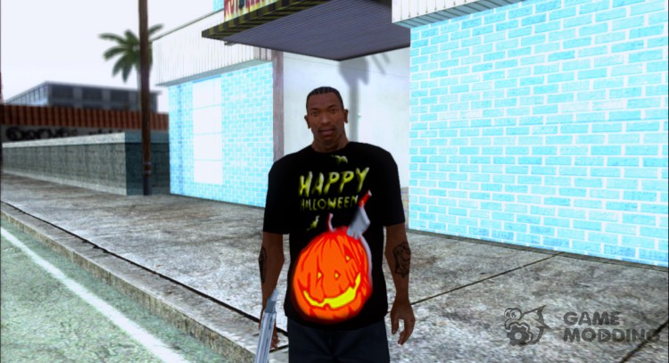 La Camiseta Happy Halloween para GTA San Andreas
