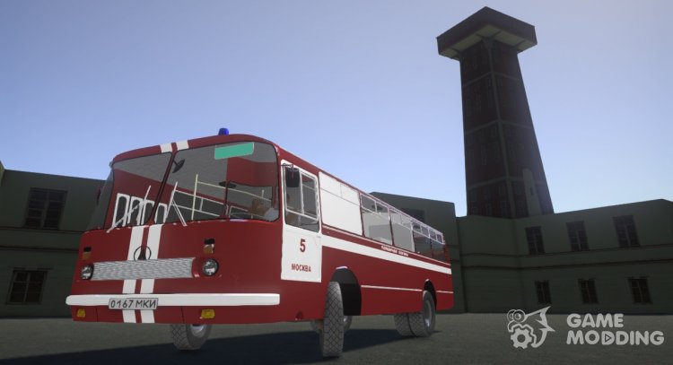 LAZ-695 N Fire Headquarters for GTA San Andreas