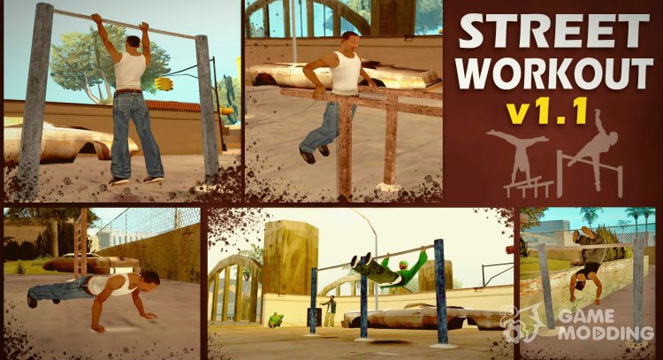 Street workout v1.1 for GTA San Andreas