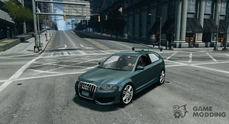 Audi S3 2006 v1.1 не тонированая для GTA 4