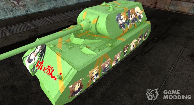 Anime Skin For Maus For World Of Tanks