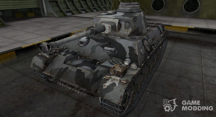 La piel para el tanque alemán Panzer III/IV para World Of Tanks