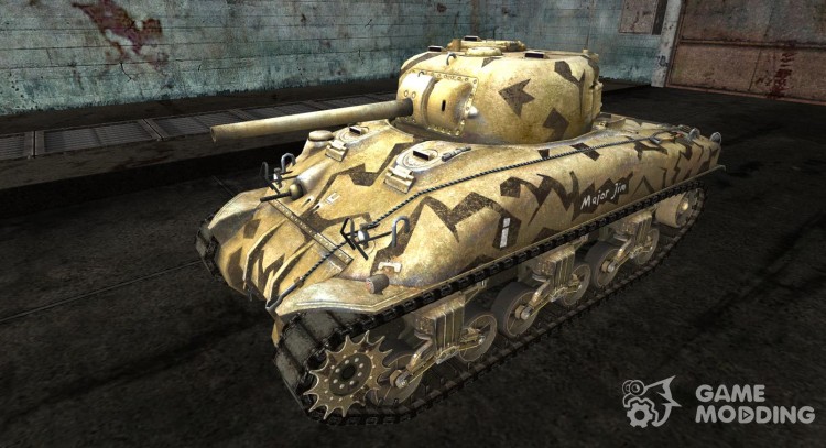 M4 Sherman de BoMJILuk para World Of Tanks