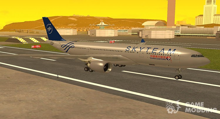 Airbus A330-202 China Eastern Skyteam Livery for GTA San Andreas
