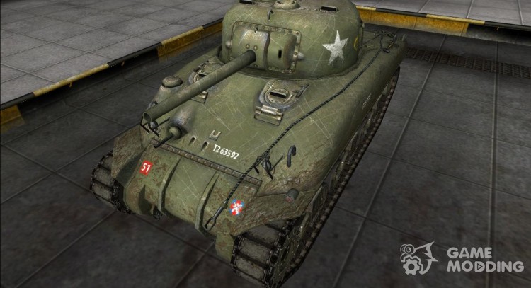 The skin for the M4 Sherman for World Of Tanks
