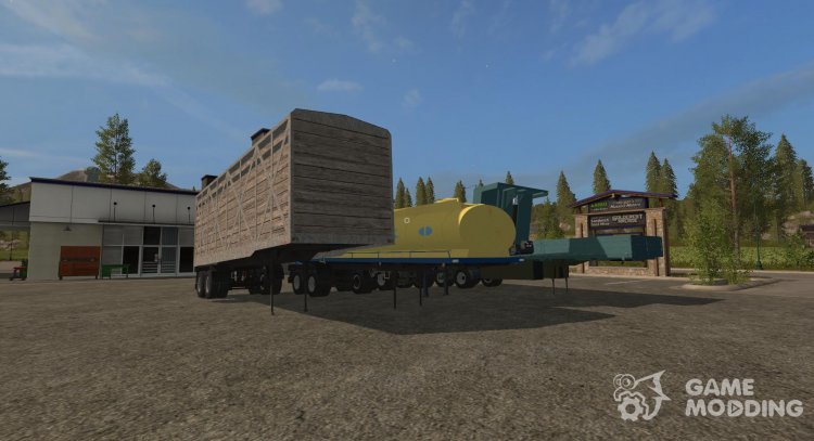 Pak semi-trailers NefAZ for Farming Simulator 2017