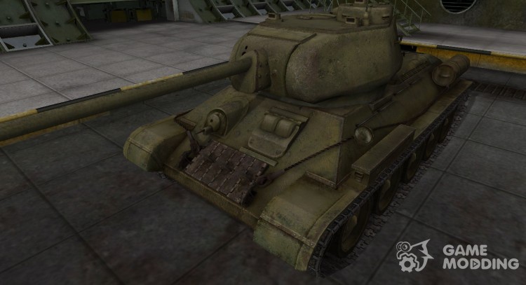 Skin for t-34-85 in rasskraske 4BO for World Of Tanks