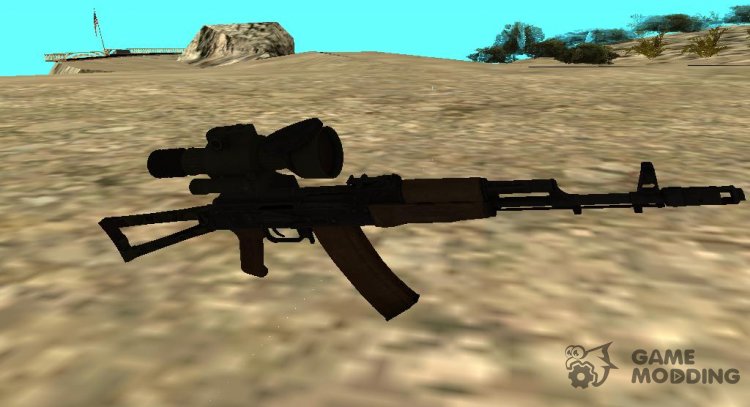 AKS 74 Goshawk v1 for GTA San Andreas