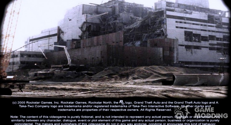 Inicio de las pantallas de chernobyl para GTA San Andreas