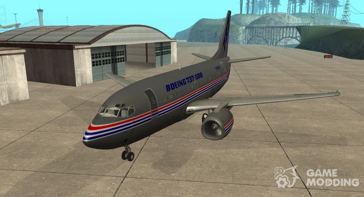 Boeing 737-500 para GTA San Andreas