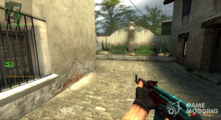 CS:S AK-47 leopard (no Real) for Counter-Strike Source