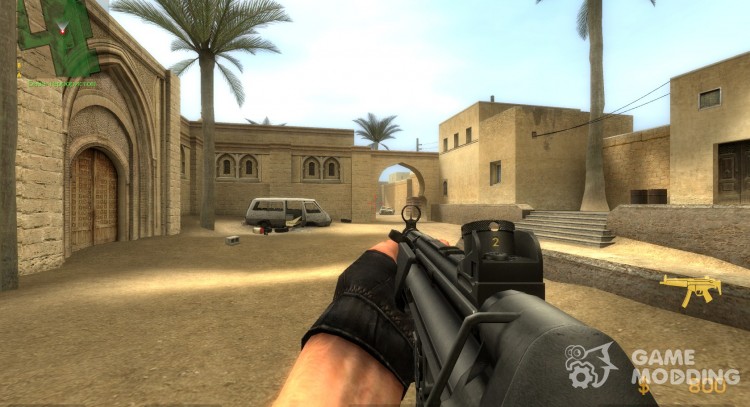 MP5 de la animación. para Counter-Strike Source
