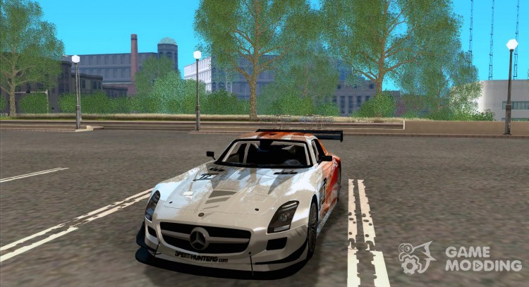 Mercedes SLS AMG-SpeedHunters edición para GTA San Andreas