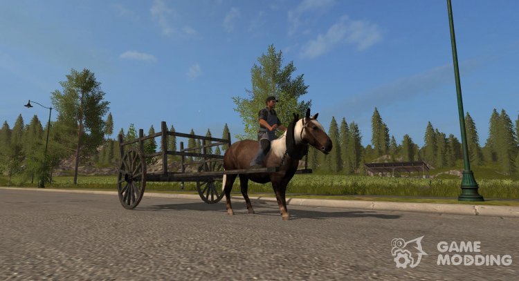 Rideable Pony (horse) for Farming Simulator 2017