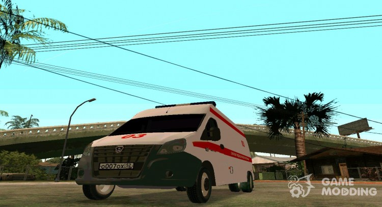 Gazelle Next Ambulance for GTA San Andreas