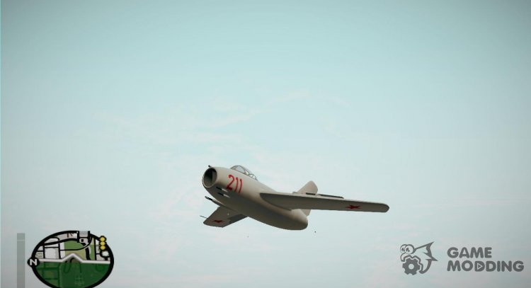 MiG-15 Bis for GTA San Andreas