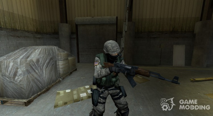 США цифровой камуфляж V.2 для Counter-Strike Source