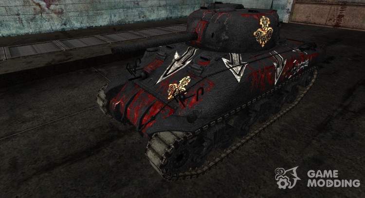 Skin for M4 Sherman Demonic for World Of Tanks