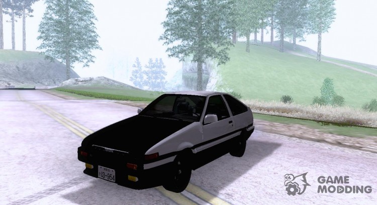 Toyota Trueno AE86 Initial D 4th Stage for GTA San Andreas