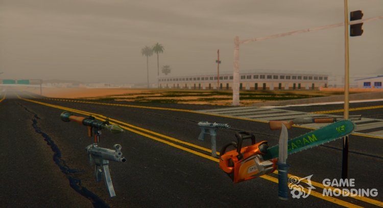 Mods GTA San Andreas: Pack de Armas Insanity