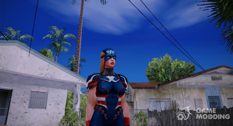 Marvel Future Fight - Captain America (2099) для GTA San Andreas