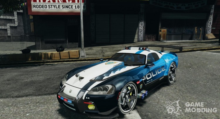 Dodge Viper SRT-10 ACR ELITE POLICE for GTA 4