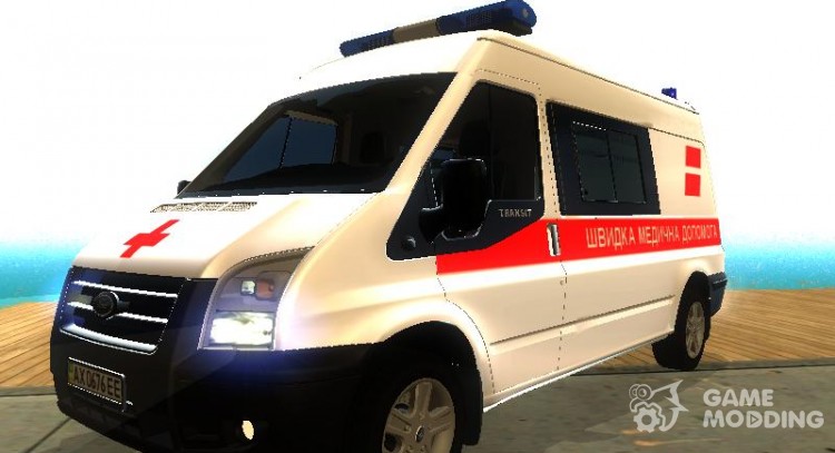 Ford Transit Ambulance of Kharkov for GTA San Andreas