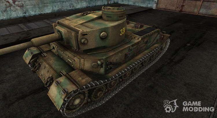 Skin for Pz. VI Tiger (P) for World Of Tanks