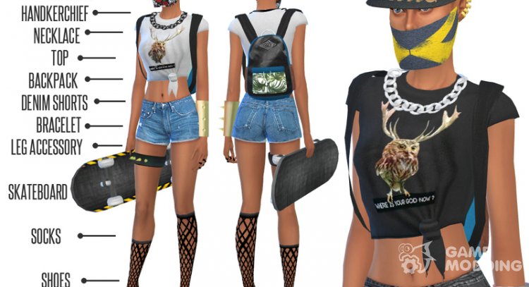 2 Lookbook #SWAG - 13 Items for Sims 4