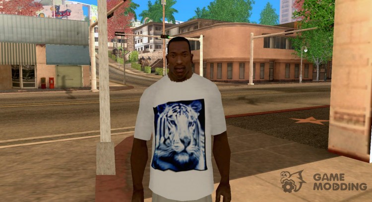 Camiseta con el tigre para GTA San Andreas