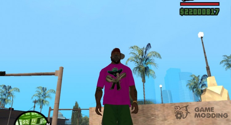 Гангстерская футболка для GTA San Andreas