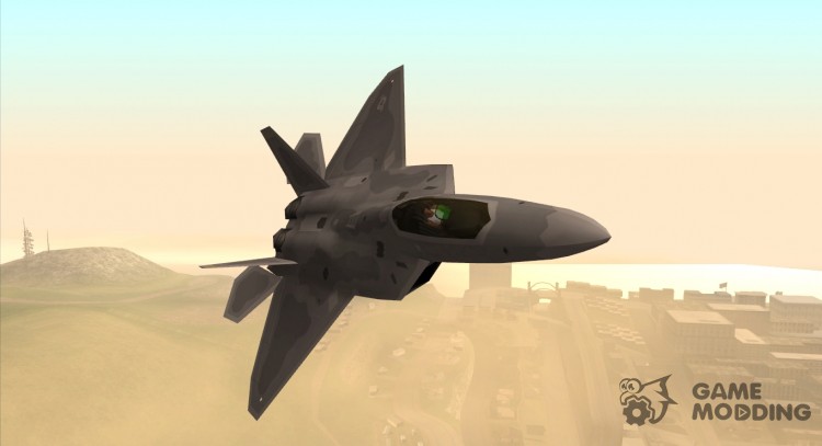 Lockheed Martin F-22 Raptor for GTA San Andreas