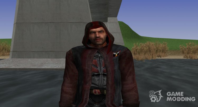 Miembro de la agrupación la Venganza en su manto de S. T. A. L. K. E. R. v.2 para GTA San Andreas