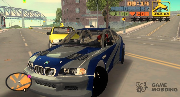 El BMW M3 GTR para GTA 3