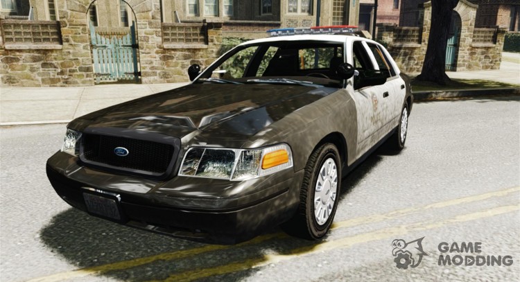 El Ford Crown Victoria, de la policía de los ángeles [ELS] para GTA 4