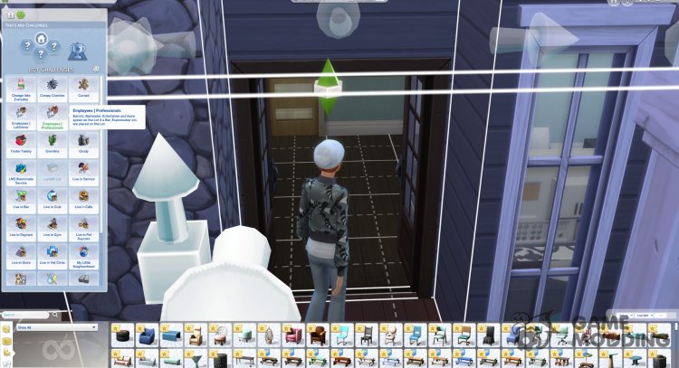 Auto Employees (Custom Lot Trait) for Sims 4