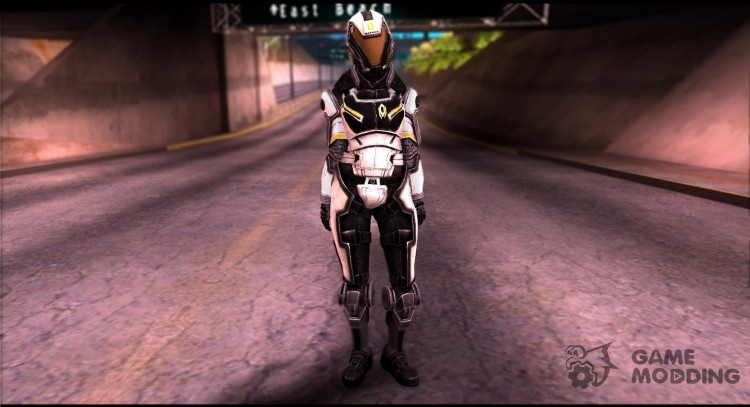 Cerberus Female Armor from Mass Effect 3 for GTA San Andreas