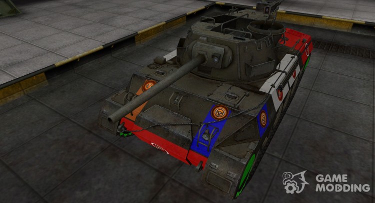 High-quality skin for M18 Hellcat for World Of Tanks