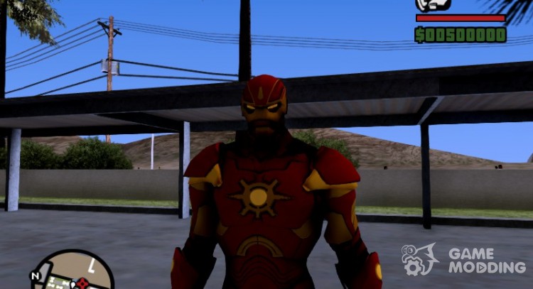 Ironman MK 3 Space GoTG Red for GTA San Andreas
