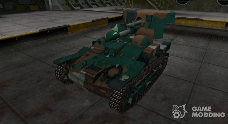 French bluish skin for Renault UE 57 for World Of Tanks