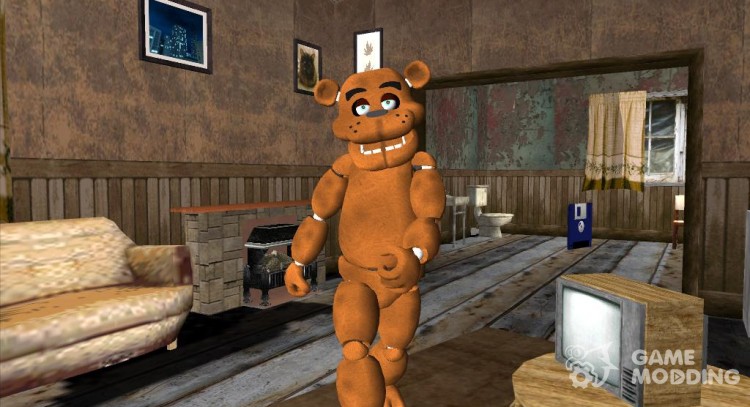 Playing As FREDDY FASBEAR In GTA 5! (FNAF MOD) 