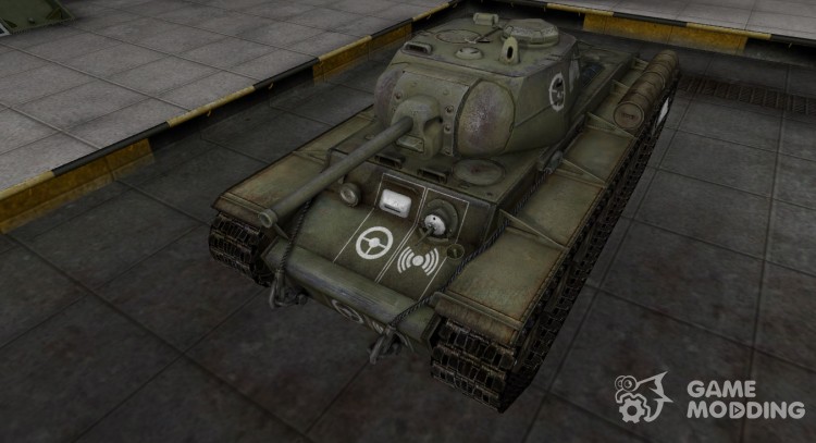 La zona de ruptura de contorno para el KV-1S para World Of Tanks