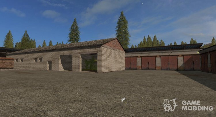 Пак гаражей для Farming Simulator 2017