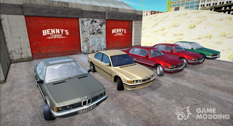 BMW 735i (735iL) Car Pack for GTA San Andreas