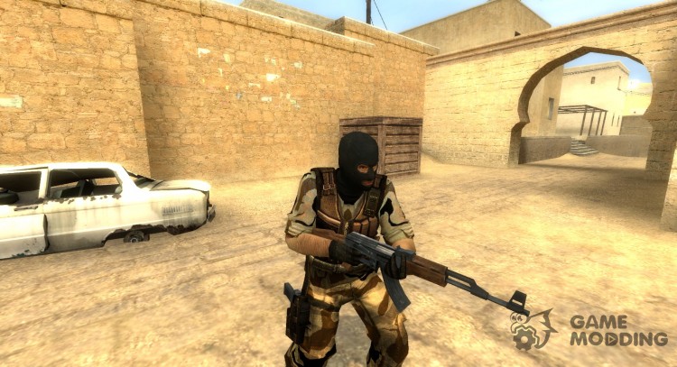 El sargento primero del desierto de terror para Counter-Strike Source