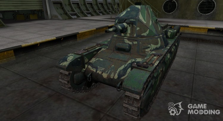 El skin con el camuflaje para AMX 38 para World Of Tanks
